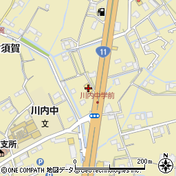 くら寿司徳島川内店周辺の地図