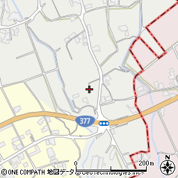 香川県観音寺市原町724-1周辺の地図