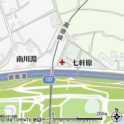 徳島県徳島市応神町中原七軒原85周辺の地図