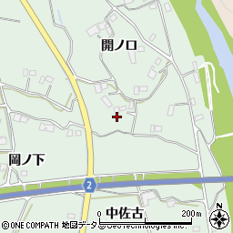 徳島県阿波市市場町上喜来開ノ口1237周辺の地図