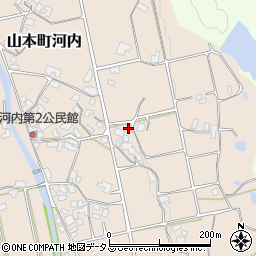 香川県三豊市山本町河内280周辺の地図