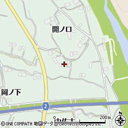 徳島県阿波市市場町上喜来開ノ口1236周辺の地図