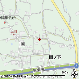 徳島県阿波市市場町上喜来岡1625周辺の地図