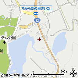 香川県三豊市財田町財田上165周辺の地図