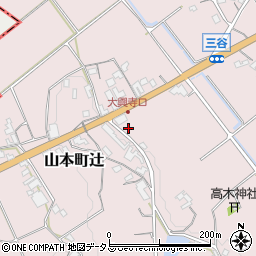 香川県三豊市山本町辻3496周辺の地図