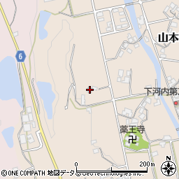 香川県三豊市山本町河内3737周辺の地図