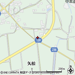徳島県阿波市土成町土成矢松119周辺の地図