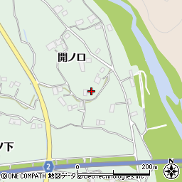 徳島県阿波市市場町上喜来開ノ口1265周辺の地図