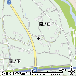 徳島県阿波市市場町上喜来開ノ口1231周辺の地図