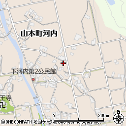 香川県三豊市山本町河内268周辺の地図
