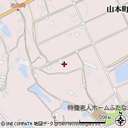 香川県三豊市山本町辻2233-1周辺の地図