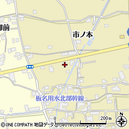 徳島県阿波市吉野町五条市ノ本周辺の地図