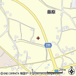 徳島県阿波市吉野町西条藤原周辺の地図