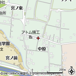 徳島県徳島市応神町中原中原96周辺の地図