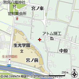 徳島県徳島市応神町中原宮ノ東59-2周辺の地図