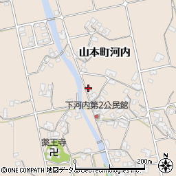 香川県三豊市山本町河内239周辺の地図