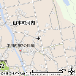 香川県三豊市山本町河内196周辺の地図