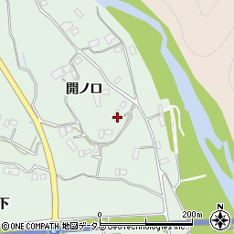 徳島県阿波市市場町上喜来開ノ口1264周辺の地図