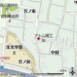 徳島県徳島市応神町中原中原98周辺の地図