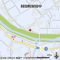香川県三豊市財田町財田中4124周辺の地図