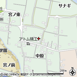 徳島県徳島市応神町中原中原105周辺の地図