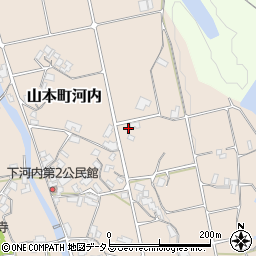 香川県三豊市山本町河内193周辺の地図