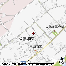 徳島県板野郡上板町佐藤塚周辺の地図