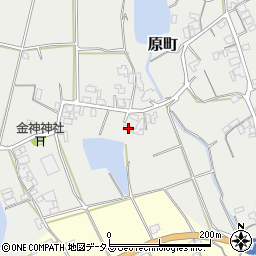 香川県観音寺市原町448周辺の地図