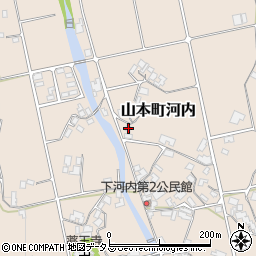 香川県三豊市山本町河内231周辺の地図