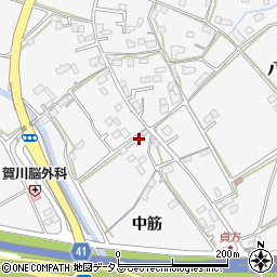 徳島県徳島市応神町東貞方中筋82周辺の地図
