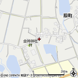 香川県観音寺市原町375周辺の地図