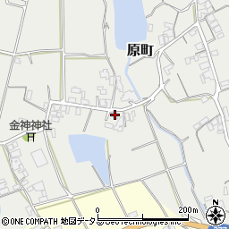 香川県観音寺市原町448-1周辺の地図