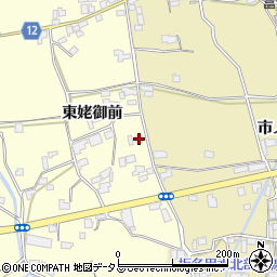 徳島県阿波市吉野町西条東姥御前84周辺の地図