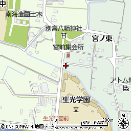 徳島県徳島市応神町中原宮ノ東31周辺の地図