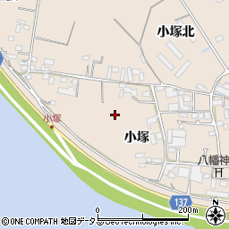 徳島県板野郡藍住町徳命小塚周辺の地図