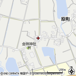 香川県観音寺市原町374周辺の地図