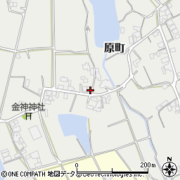 香川県観音寺市原町445周辺の地図