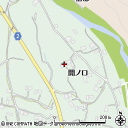 徳島県阿波市市場町上喜来開ノ口1330周辺の地図