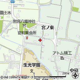 徳島県徳島市応神町中原宮ノ東46周辺の地図
