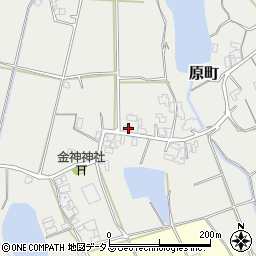 香川県観音寺市原町411周辺の地図