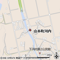 香川県三豊市山本町河内221周辺の地図