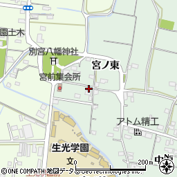 徳島県徳島市応神町中原宮ノ東45周辺の地図