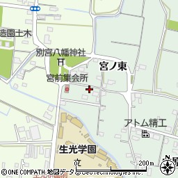 徳島県徳島市応神町中原宮ノ東43周辺の地図