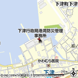 和歌山税関支署下津出張所周辺の地図