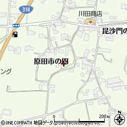 徳島県阿波市土成町吉田原田市の四周辺の地図