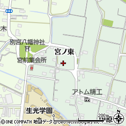 徳島県徳島市応神町中原宮ノ東14周辺の地図