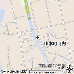 香川県三豊市山本町河内50周辺の地図
