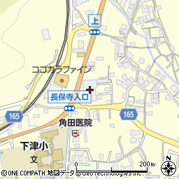 和歌山県海南市下津町上155周辺の地図