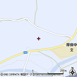 山口県美祢市西厚保町（本郷大村）周辺の地図