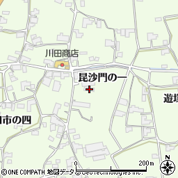 徳島県阿波市土成町吉田昆沙門の一18周辺の地図